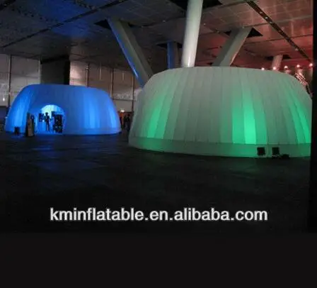 Free shipping LED inflatable dome tent inflatable display tent with LED light inflatable trade show tent inflatable tent room