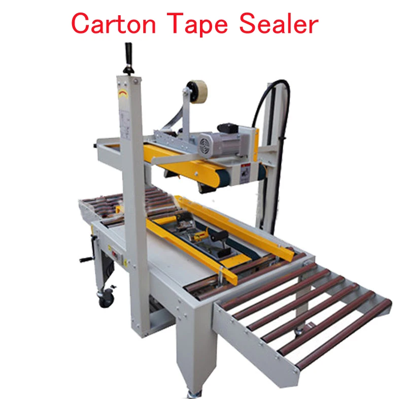 

220V 180W Large Semi-Auto Box Case Carton Tape Sealer Tape Sealing Machine with English Manual FXJ-6050