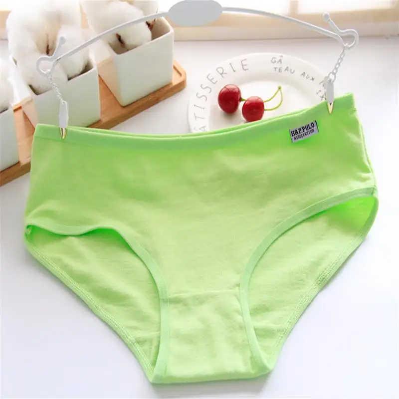 Fashion Sexy Underwear Women Panties Cotton Briefs Ladies Panties Breathable Underpants Girls Knickers for Female XXL Pink Panty