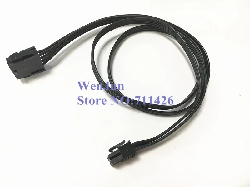 50pcs CPU 8Pin Male to 8 Pin 2*4pin Extension Cable Supply Extension Cable Black Male to Female Power Cable 30CM/40CM/60CM 18AWG