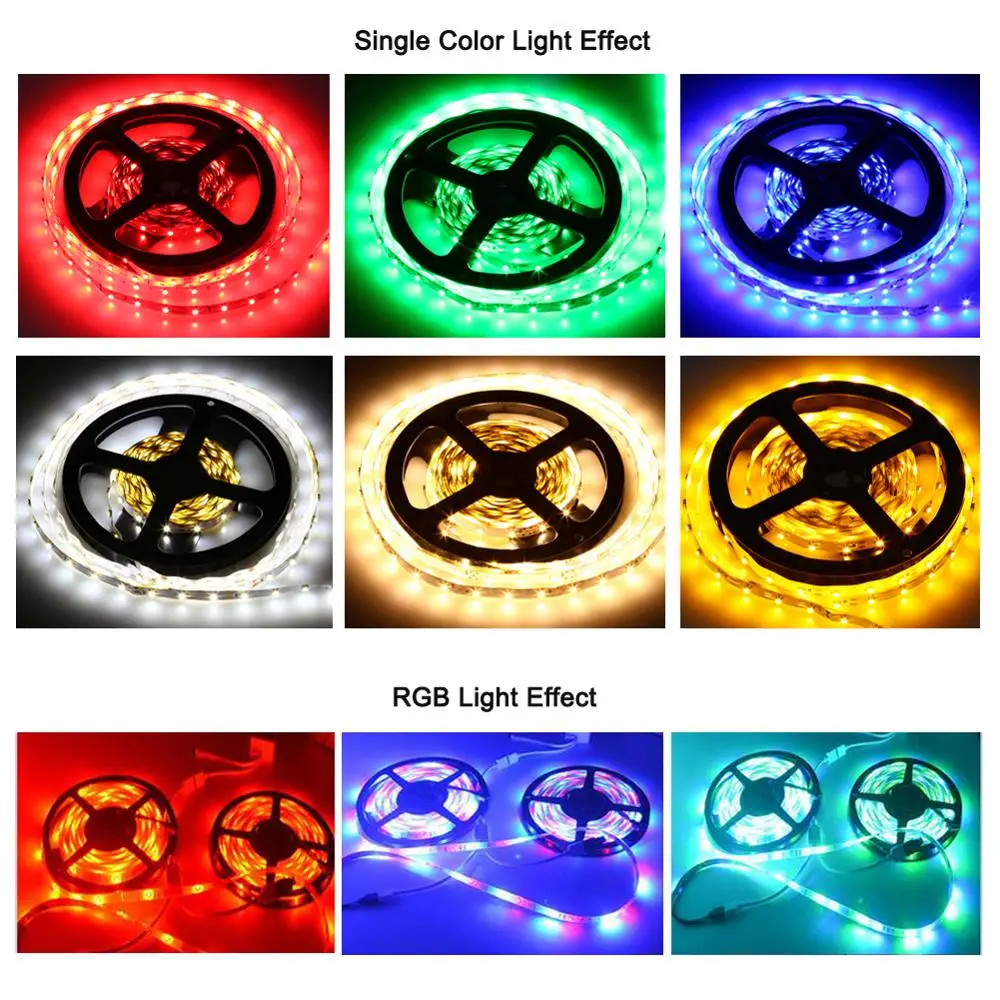 LED strip 12V 10m 300LED 3528 SMD waterproof with Silicon Cover Moisture Dust Proof white warm white blue green red yellow