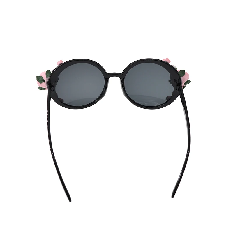 Fashion Baroque Retro Girls Flowers Sunglasses Retro Brand Oversize Round Sunglasses Women Outdoor Summer Beach Sunglasses