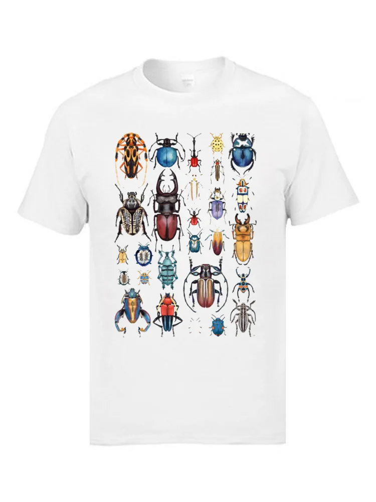 Insect Animal Printed On T Shirt 100% Cotton Casual Tshirts Oversized Plain 3D Designer Clothing Shirts Mens