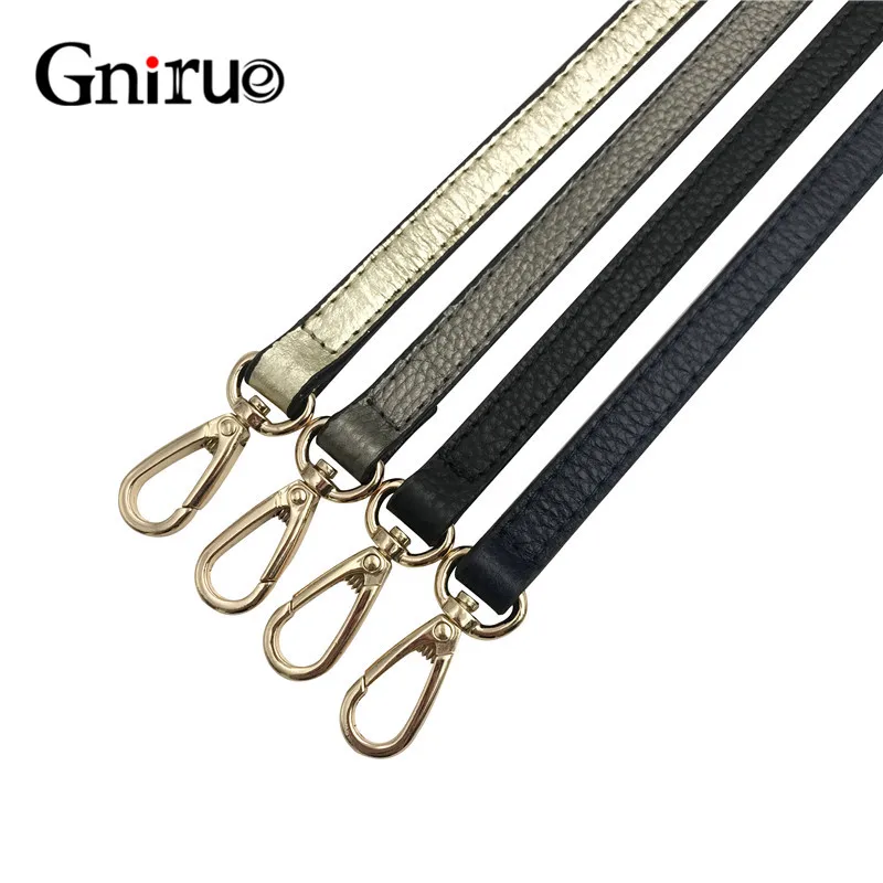 

110~130cm Adjustable Genuine Leather Strap Handbags Belt Replacement DIY Shoulder Bag Straps Accessories for Women Bags Black