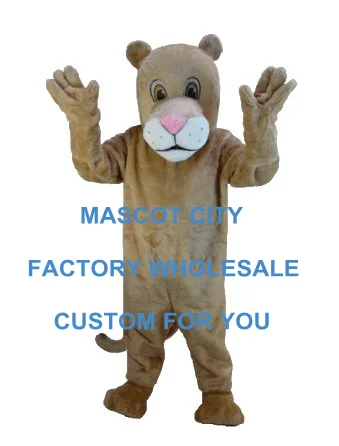 

Promotional Custom Made Lioness Mascot Costume Adult Size Wild Animal Carnival Party Cosply Mascotte Fit Suit Kit SW1029