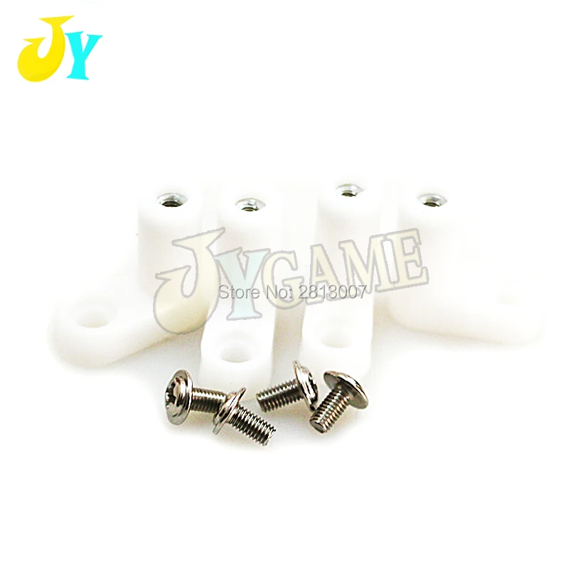 20Pcs/bag L Type PCB Mounting Feet with Screw for Arcade JAMMA MAME Game Board