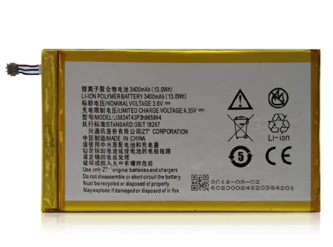 New  3200mAh Battery Li3832T43P3h965844 For ZTE memo 5S Grand Memo N5S U5S V5S Grand Memo N5 U9815 U5 Batterie Batterij