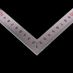 Ruler Measuring Tool Stainless Steel Metal Straht Ruler Ruler Tool  90 Degree Angle Metric Try Mitre Square Thickness: 1.2mm