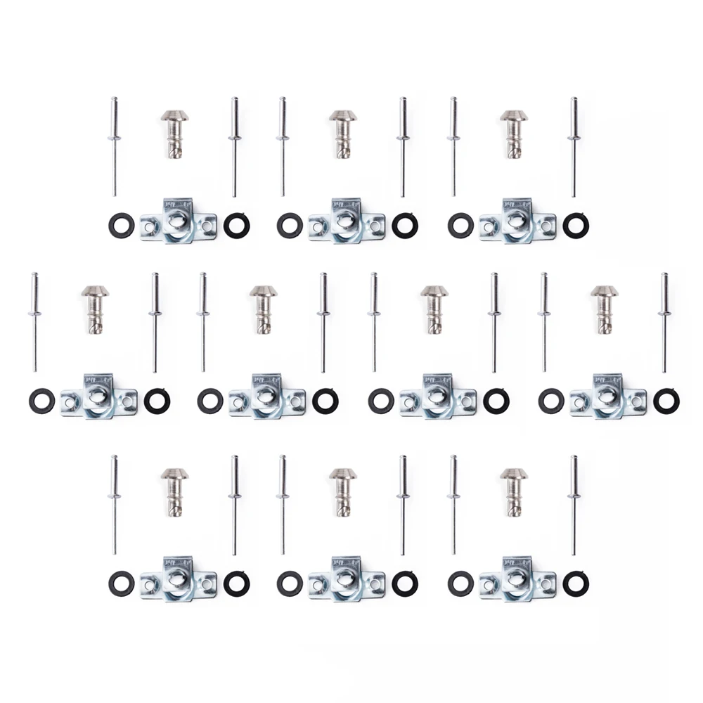 

Motorcycle Race Fairing Fastener Screws 14mm/17mm Quick Release Turn Bolts 10 Sets for BMW For YAMAHA for KAWASAKI for DUCATI