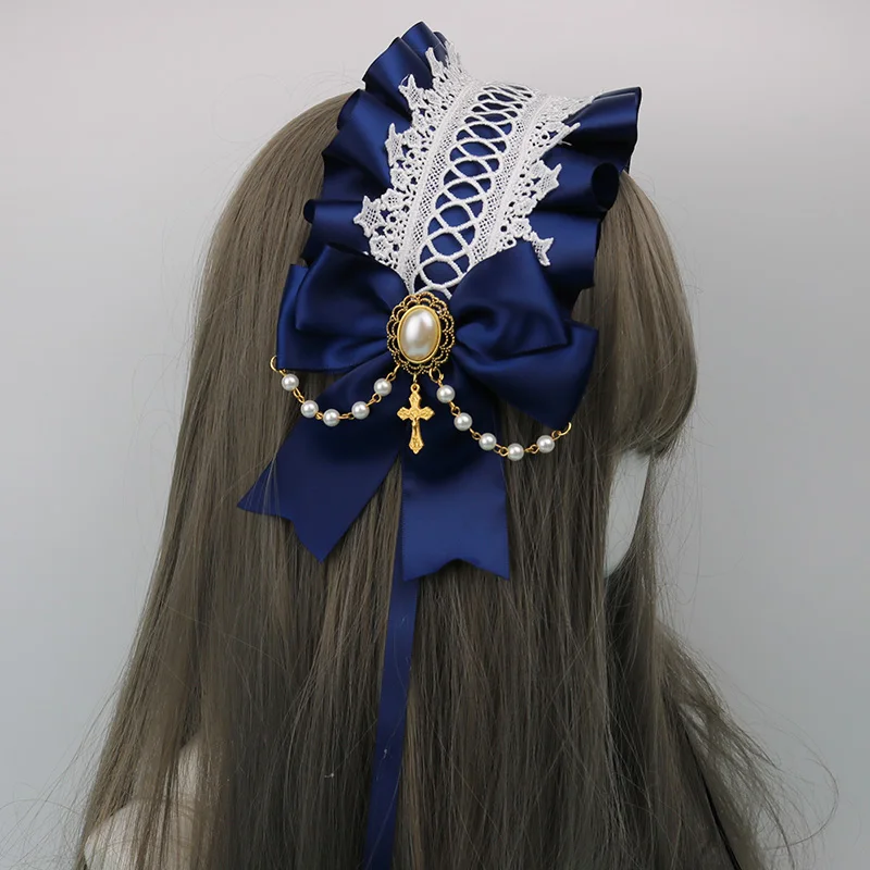 La fascia per capelli Lolita la serie Lolita può essere utilizzata con accessori per capelli dolci con manico ad angelo