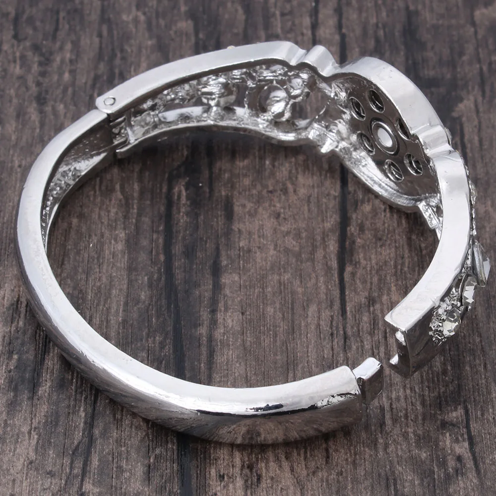 Hot Sale Snap Jewelry Metal Snap Bracelet Bangle Rhinestone Bracelet Fit 18mm 20mm Snap Button Jewelry For Women