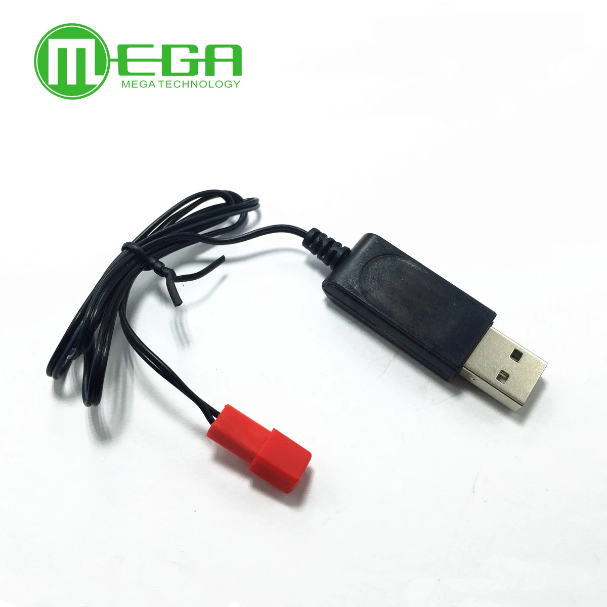 3.7V 500mA Output 1S Lipo Lithium Battery USB Cable Charger Red JST Female Head