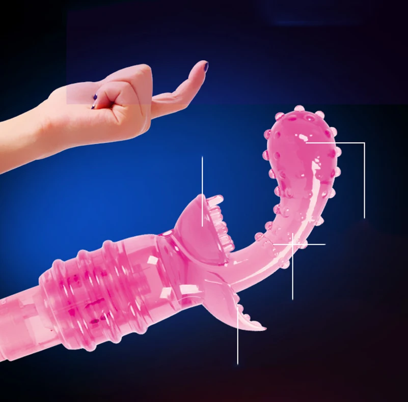 Vibrador triple de punto G, masajeador anal impermeable, dedo Corolla, clítoris vibratorio, chorro vaginal, Juguetes sexuales para mujeres, productos sexuales