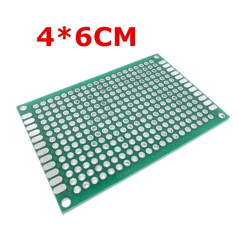 16 Cái Mặt Đôi PCB Mạ Thiếc 2.54Mm Mạch In FR4 1.6Mm Đa Năng PCB 2*8 3*7 4*6 5*7 6*8 7*9 8*12 9*15CM Veroboard