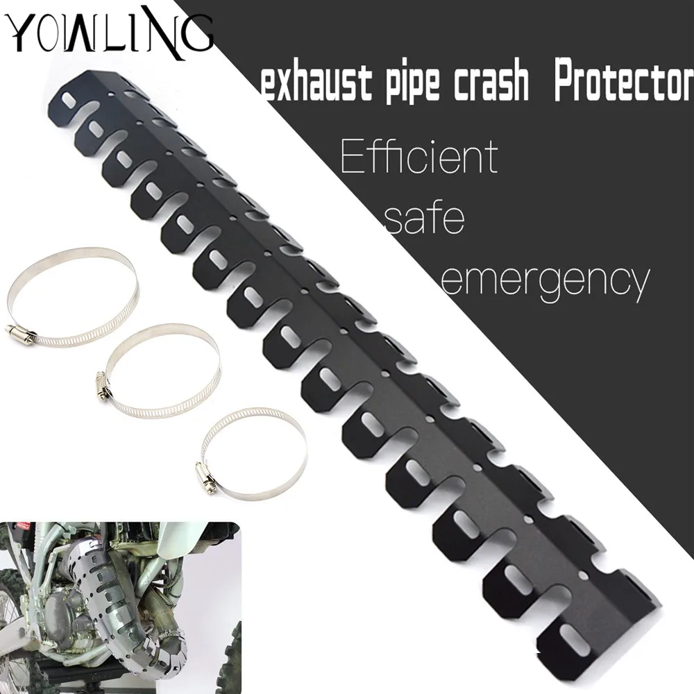 

CNC Exhaust Pipe Header Heat Wrap Aluminum Shield Guard Cover for Motorcycle for BMW R 1200 GS F 700 GS G450X KLX250 KX250F