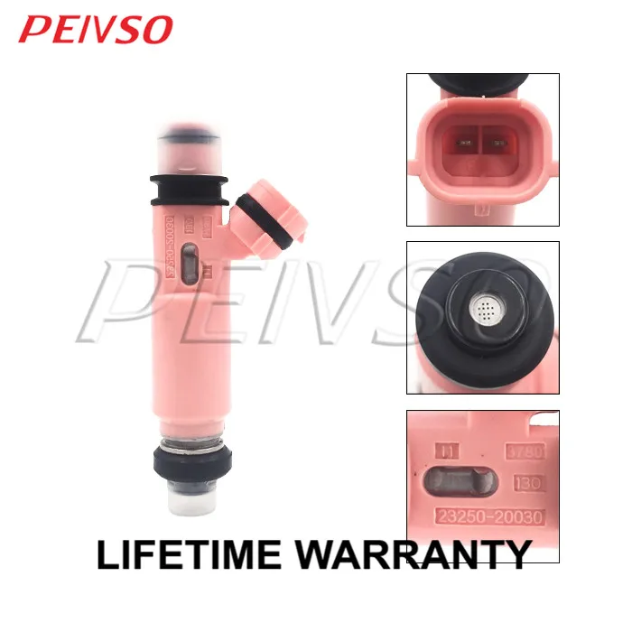 PEIVSO 6x 23250-20030 23250~0A020 Fuel Injector For Lexus ASIA ES300 2001~2004 RX300/330/350 2003 3.0L 1MZ RX400H 05~08 3.3L 3MZ