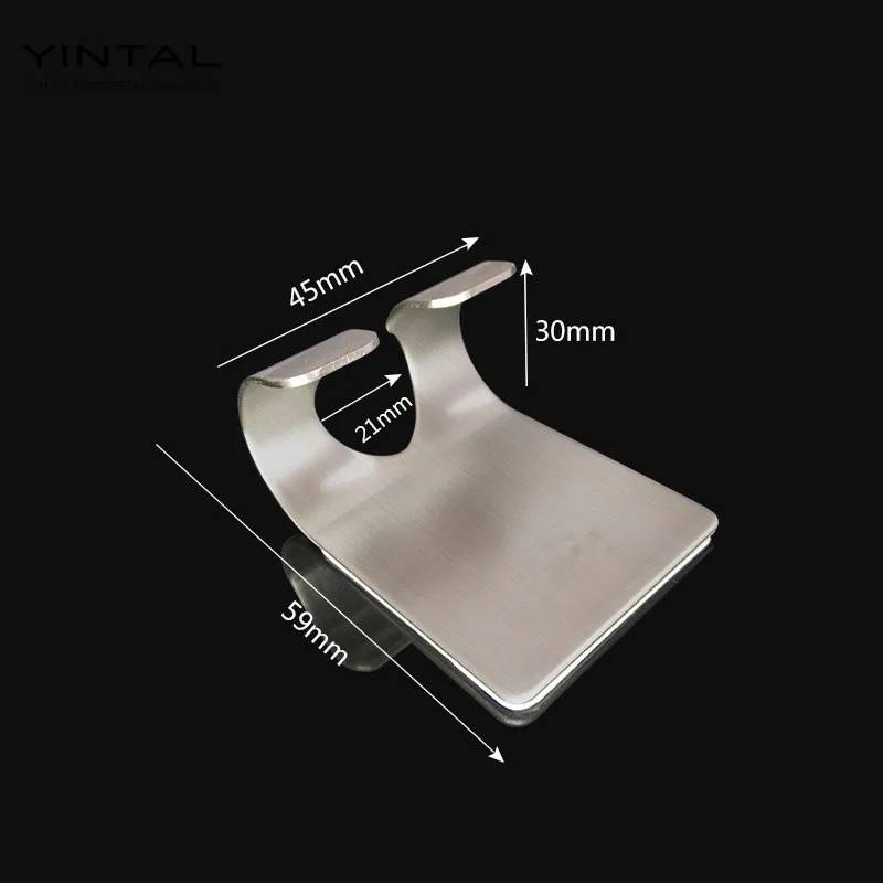 Men Shaving Shaver Shelf 304 stainless steel Razor Holder Shaving Razor Rack Bathroom Viscose Razor Hook (not include razor)