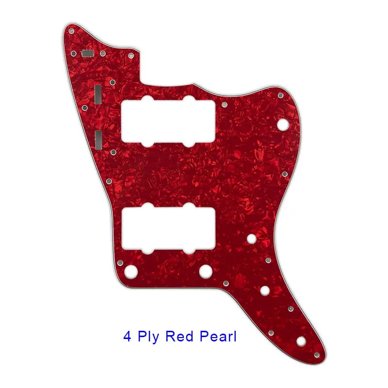 Pleroo Custom Guitar Parts - For US Standard Jazzmaster Style Guitar Pickguard Scratch Plate Replacement Electric Guitar