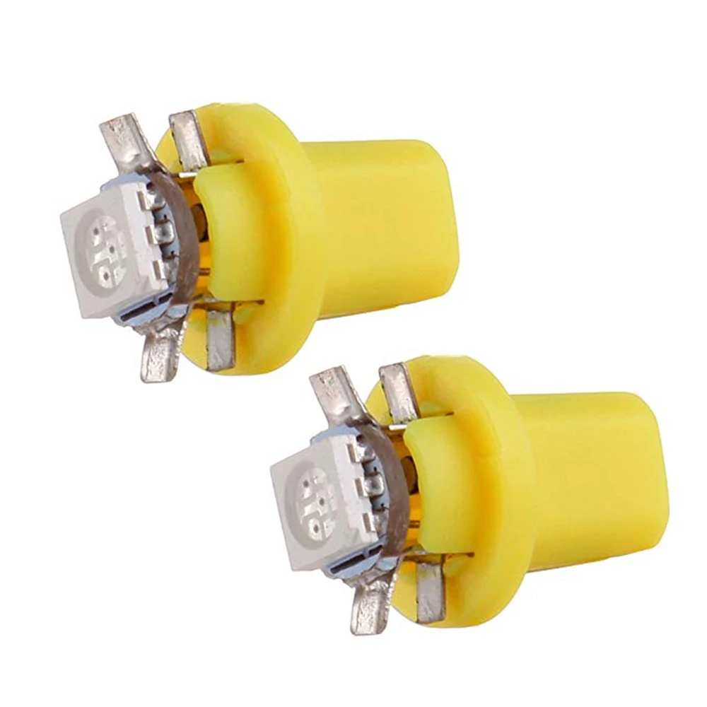 

YSY 100 шт. T5 B 8,5 5050 1Smd светодиодная сигнальная лампа для приборной панели B8.5 автомобисветильник ПА 12 В