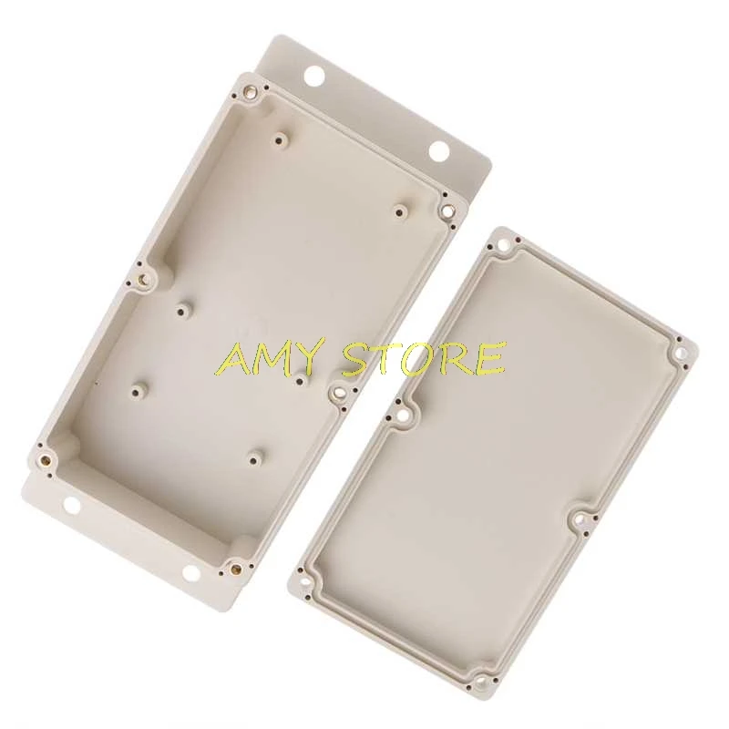 White Waterproof Wire Cable Junction Box Plastic Electronic Project Instrument Enclosure Protective Case 158mm x 90mm x 46mm