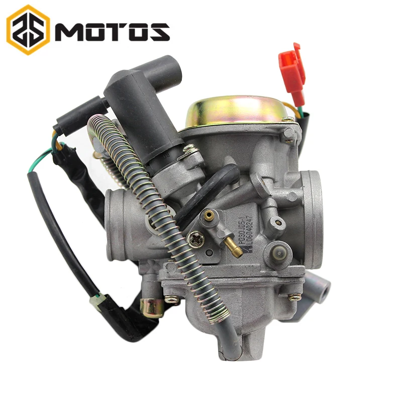 ZS MOTOS KEIHIN PD30J Carburetor For GY6-250 Scooter Carburetor With Power Jet