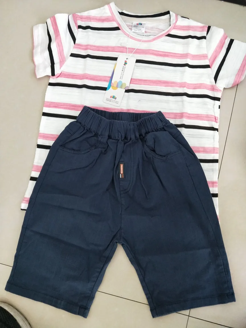 2025 الصيف 2 3 4 6 8 10 12 سنة ملابس الأطفال قصيرة الأكمام القطن الكرتون الحيوان سيارة وسيم الاطفال الصبي تي شيرت مجموعة تي شيرتات قصيرة للأطفال #4