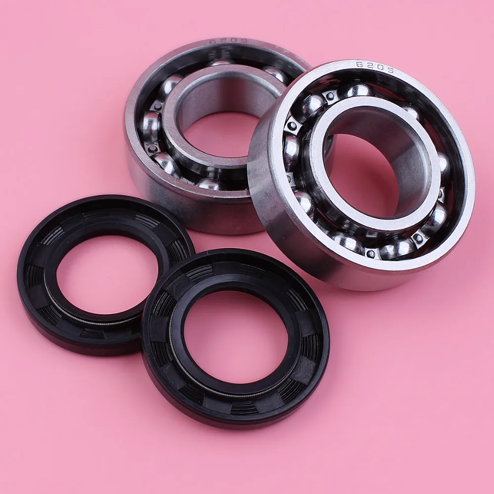 Crank Bearing (6205) Oil Seal Set For Honda GX160 GX200 5.5HP 6.5HP GX 160 200 Small Engine Spare Part Tool