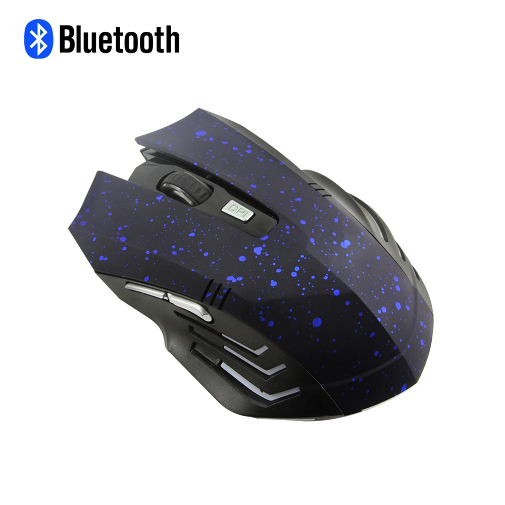 

CHYI Bluetooth Gaming Mouse Wireless Rechargeable Computer Gamer Mause BT 3.0 Optical Silent 6 Button Ergonomic Mice For Laptop