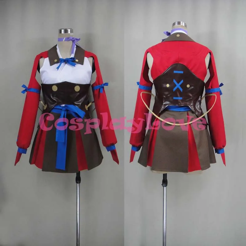 

Newest Custom Made High Quality Kabaneri of the Iron Fortress Mumei Cosplay Costume For Christmas Halloween