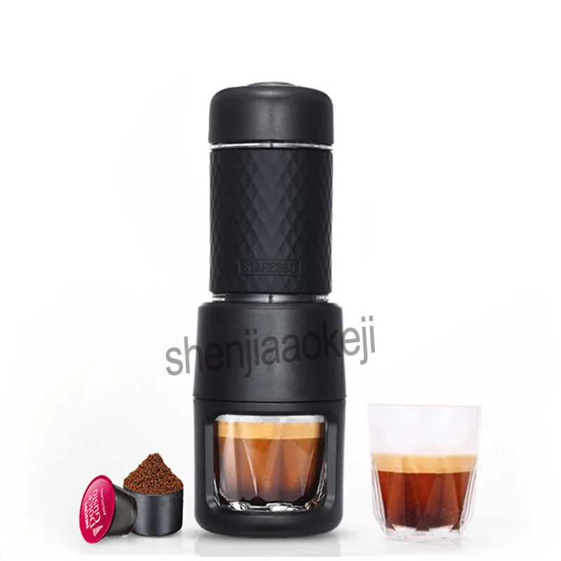 

Portable Capsule Coffee machine Multifunction Mini Italian-style Manual coffee machine Coffee powder / capsule dual purpose 1pc