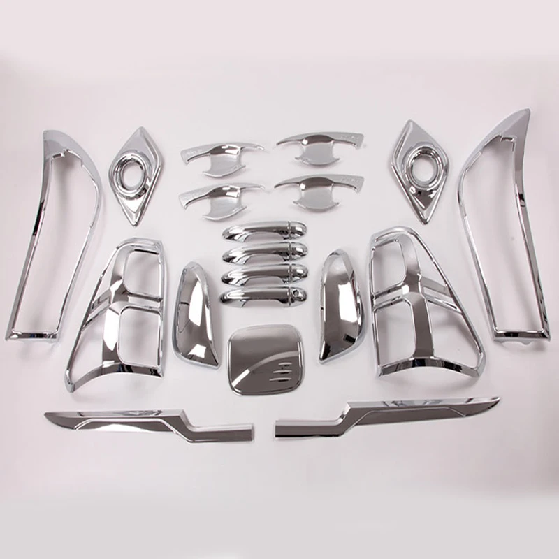 2016-2017 For Toyota Hilux Chrome Kit Accessories Chrome Kit For Toyota Hilux Revo Basic Versions Car Hilux decorative