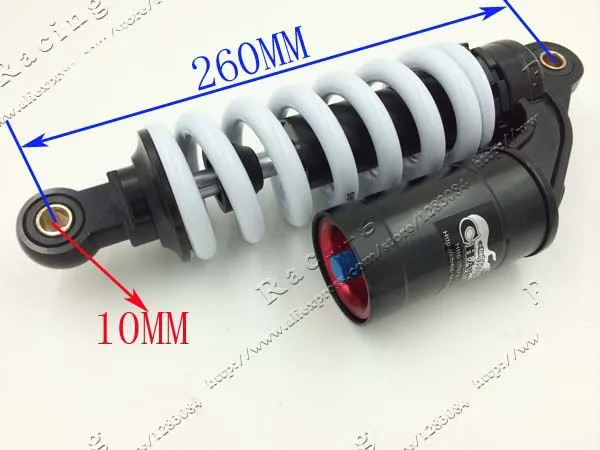 Apollos Ssmall Trots Off-Road Motor Na Schokabsorptie Apparaat Verstelbare Demping 260Mm Na Schokabsorptie Apparaat