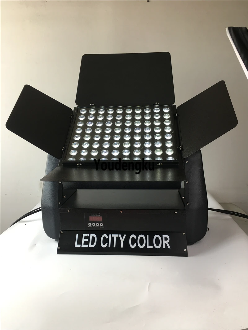 6pcs High efficiency aluminum DMX quad city color wall washer led downlight IP65 80*10w RGBW city color light image 4