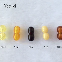 Yoowei Safety Beads Connector Clasp for Closure Necklace Diy Jewelry Hidden Clasp Buckle Component Thread Clasp for Jewelry Made