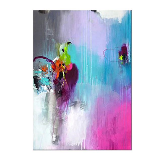 100% Handmade Modern Simple Colorful Abstract oil Painting on Canvas art for Decoration houseNo Frame