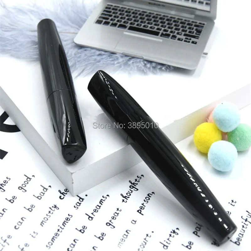 Portable 5mL Empty Mascara Tube Eyelash Vial Liquid Bottle Container Black Cap F492