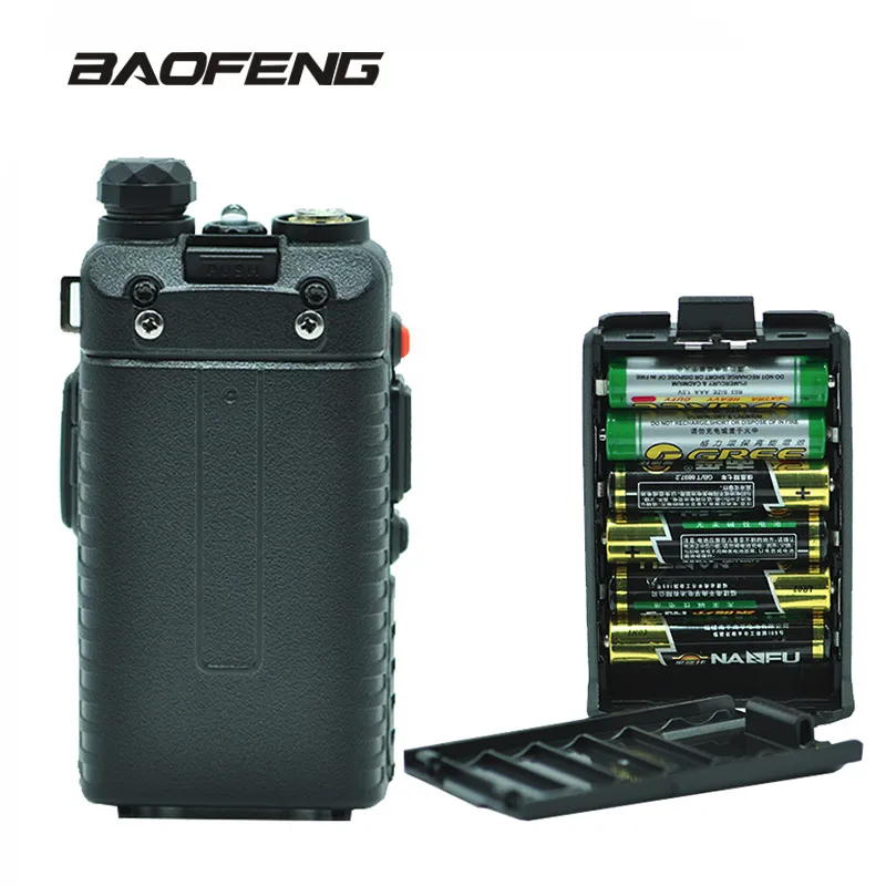 Baofeng-bateria de backup para rádio portátil, walkie talkie uv, 5r, transmissor bidirecional