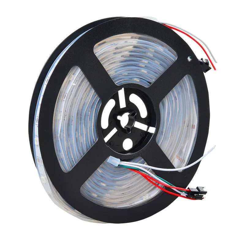 Bande Lumineuse de Noël RVB spatirée, WS2812 IC, Pixel LED, 30/60/144 LED/m, Programmable, Adressable Individuellement, DC5V, 5m
