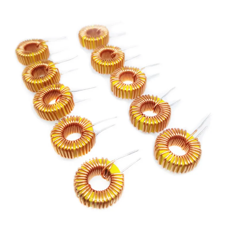 5pcs Toroid Inductor 3A Winding Magnetic Inductance  Coil Wire Wrap Toroid Inductor 22UH/33UH/47UH/100UH/220UH/330UH/470UH