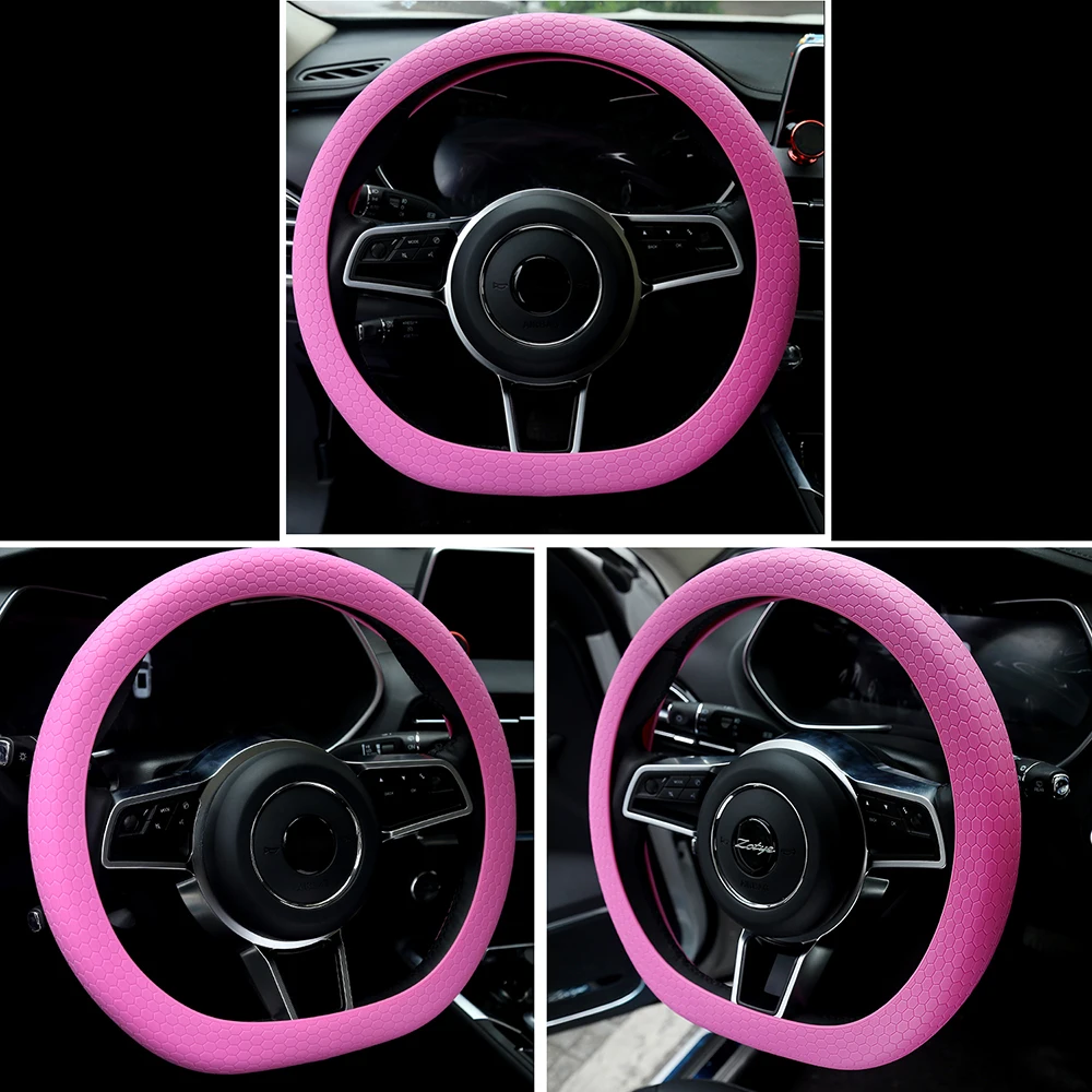 Brand New Stretch Steering Wheel Covers for Daewoo Matiz Nexia Nubira Sens Tosca Winstorm car styling Car accessories