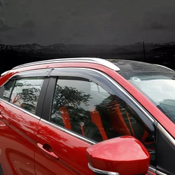 For Mitsubishi Eclipse Cross 2017-2023 Car Accessories Window Visor Vent Shade Rain Sun Wind Guard Deflectors