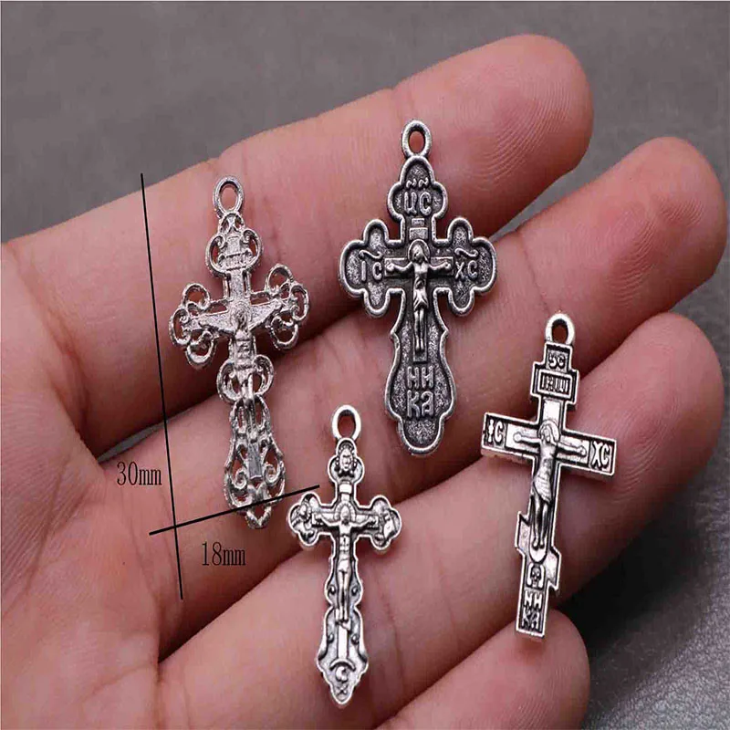 Religious Orthodox Church Jesus Cross, Orthodox Jesus Cross Pendant, 10 pieces of Orthodox Church Rosary Bracelet Accessories