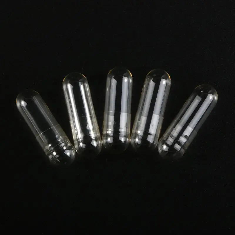 100PCS Size 0# Empty Capsules Hollow Hard Gelatin Capsules Fillable for Pill Vitamins Capsules Empty Gel Caps White Clea