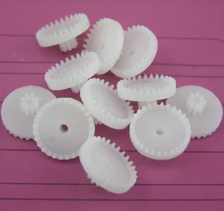 10 pcs/lot C28082B Plastic Reduction Crown Gear Rack Bevel Gear Model DIY Toys Parts