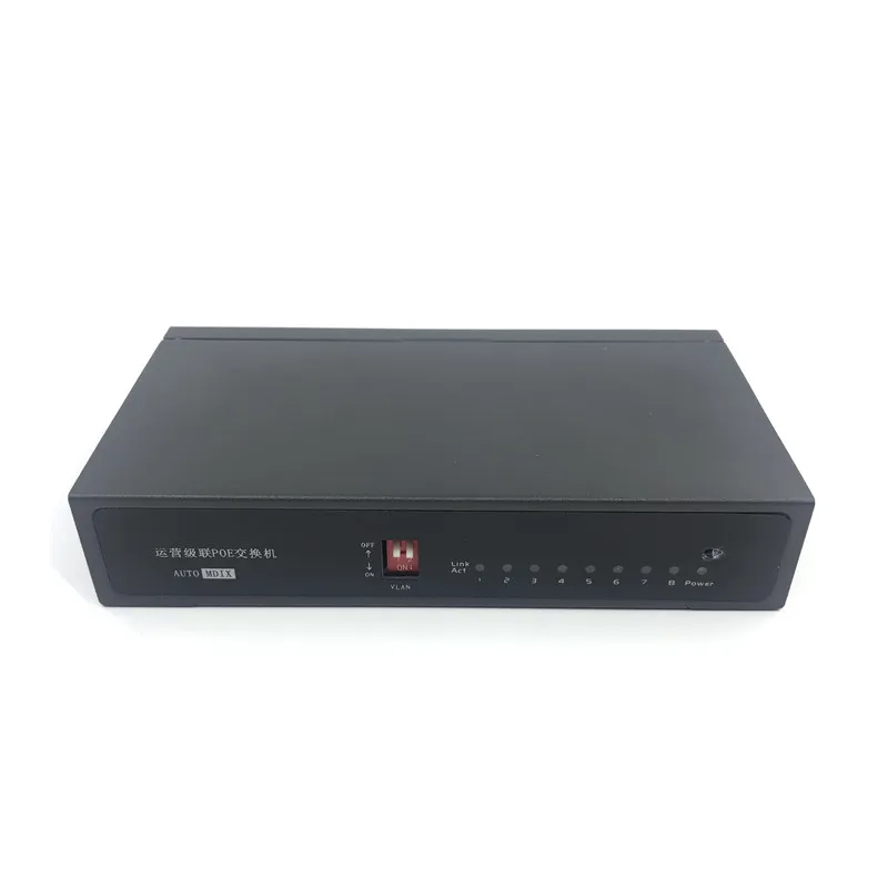 12V24v8 Port Reverse PoE Switch Power Supply Nirkabel Routing AP Haikang Kamera Jaringan Isolasi Lightning Protection Dua Power