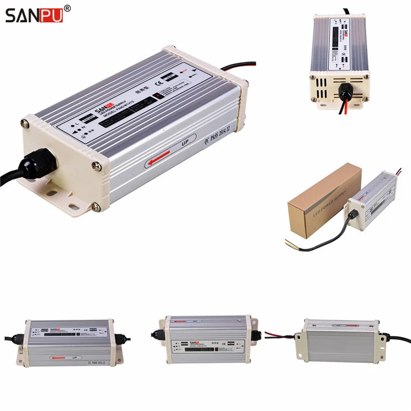 SANPU 60 W LED Drivers 12V 5A Switching Power Supplies 110V 220V AC DC Lighting Transformers IP 63 Full Container Load Wholesale