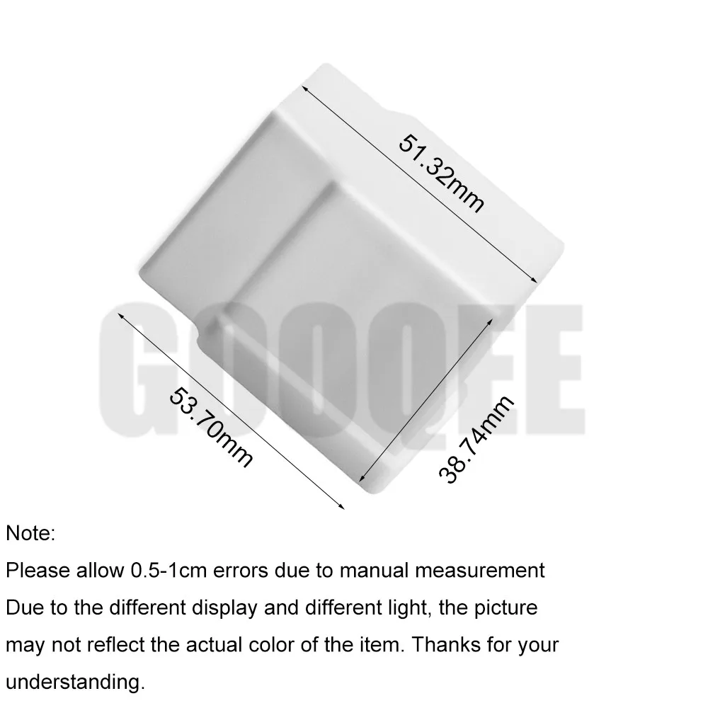 Couvercle étanche d'électrovanne d'eau en plastique blanc