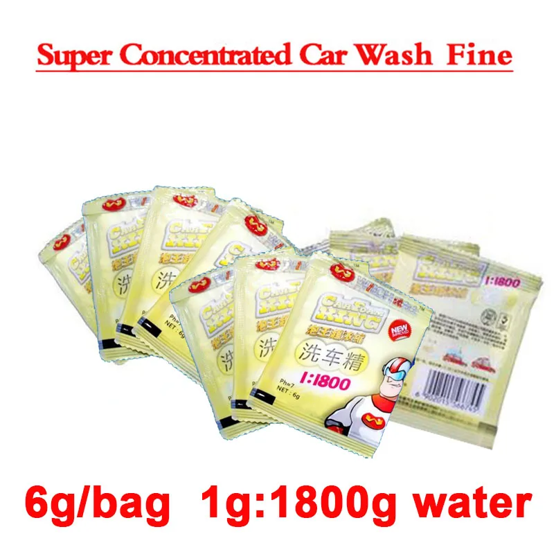 Car Wash Vehicle Cleaning Concentrate Shampoo Detergent Powder Washer 6g Universal Car Care For Audi BMW Benz Toyota Ford Focus