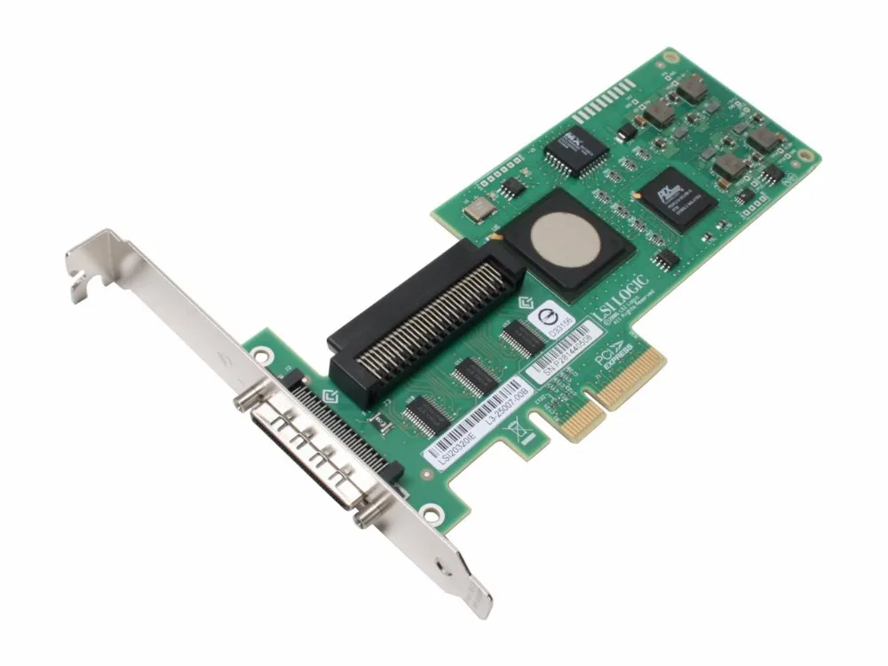 LSI SCSI LSI20320IE Ultra320 PCI Express 1.1 JBOD Controller Card, Single