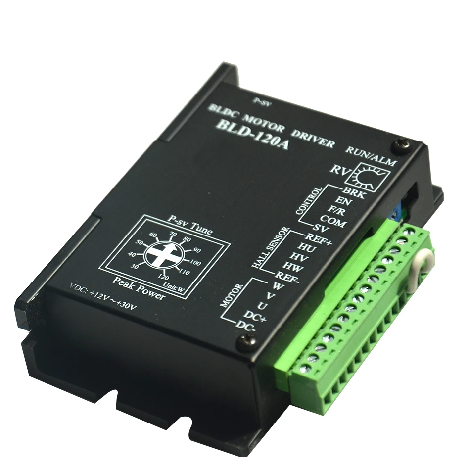 

BLD-120A CE ROHS Brushless DC Motor Driver BLDC Controller BLD-120A For 120W Less 42 Under/Over-voltage Over-current Stall Hall